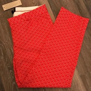 Banana Republic Sloan Geo Print Crop Dress Pants